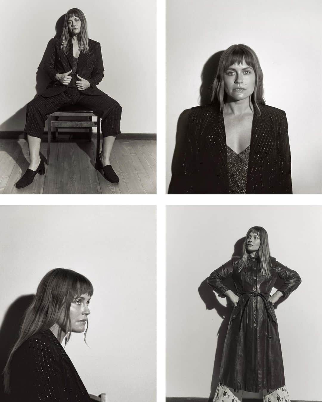 Olivia Maloneのインスタグラム：「study on @deneesegall @the_cia_official for @documentjournal hair @kellypeachbeauty makeup @lillypollan_」