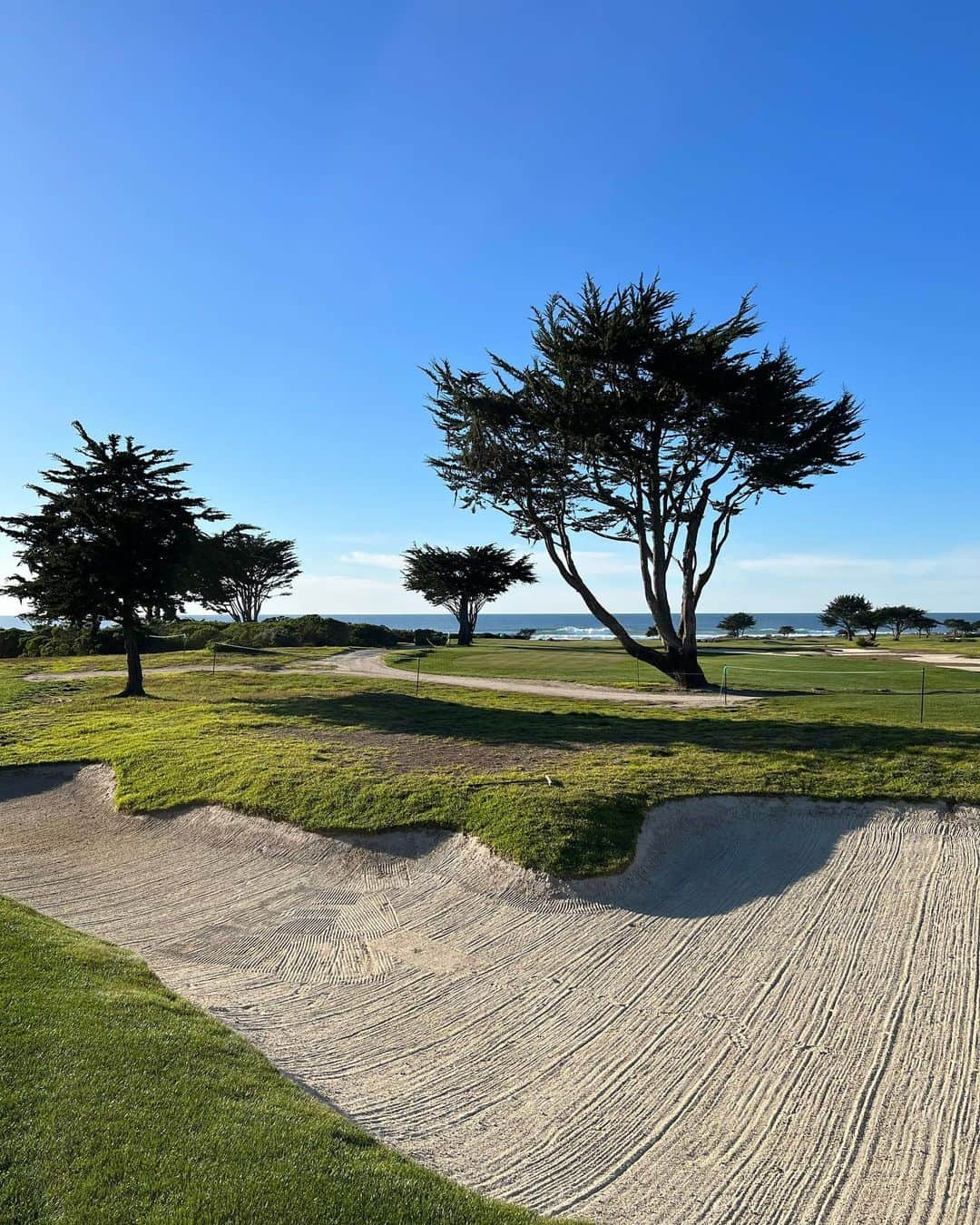 マシュー・フィッツパトリックさんのインスタグラム写真 - (マシュー・フィッツパトリックInstagram)「Getting primed for the Pro-Am at Pebble Beach, great to play with you today @garethbale11!」2月2日 6時47分 - mattfitz94