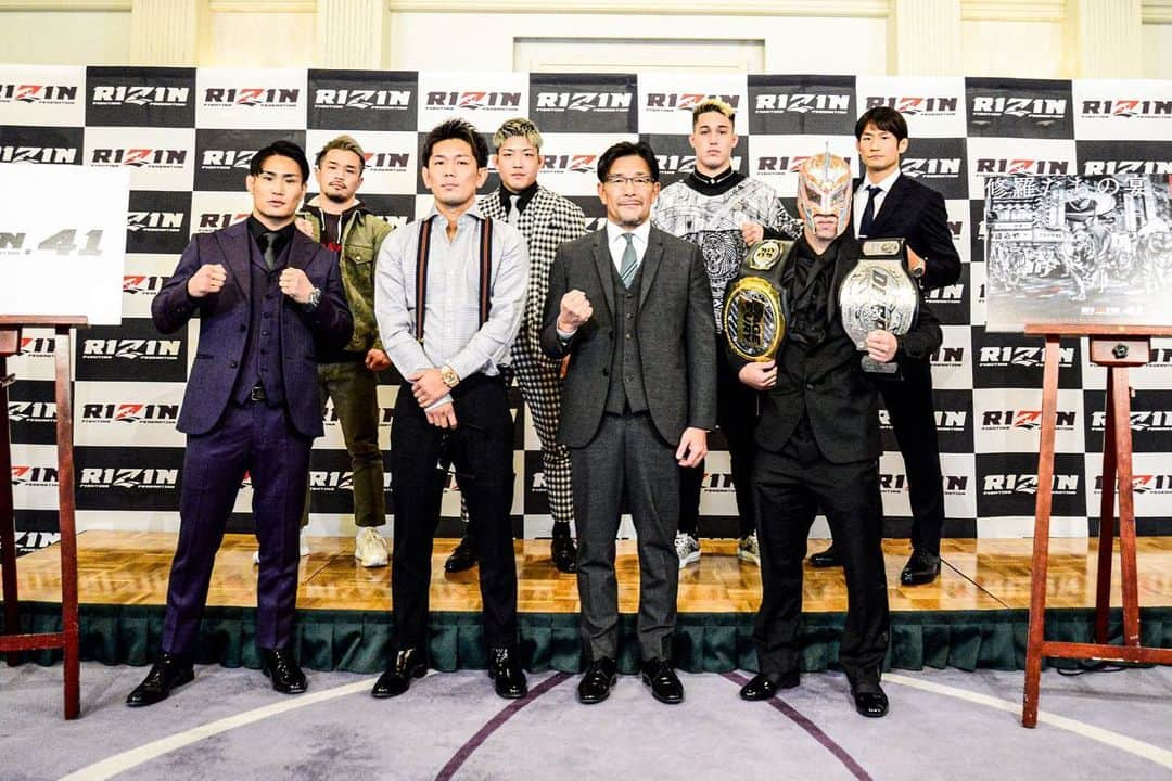 金太郎さんのインスタグラム写真 - (金太郎Instagram)「RIZIN ４１　記者会見  最高のコンディションに仕上げてリングに上がる。  #RIZIN41 #rizin」2月2日 18時40分 - kintaroumasakari