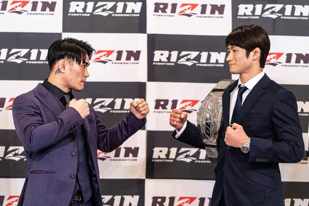 金太郎のインスタグラム：「RIZIN ４１　記者会見  最高のコンディションに仕上げてリングに上がる。  #RIZIN41 #rizin」