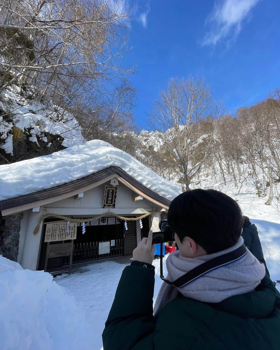 西片圭佑さんのインスタグラム写真 - (西片圭佑Instagram)「初奥社⛩☃️ #戸隠神社  #パワーもらった気がする」2月2日 11時02分 - keisuke_nishikata