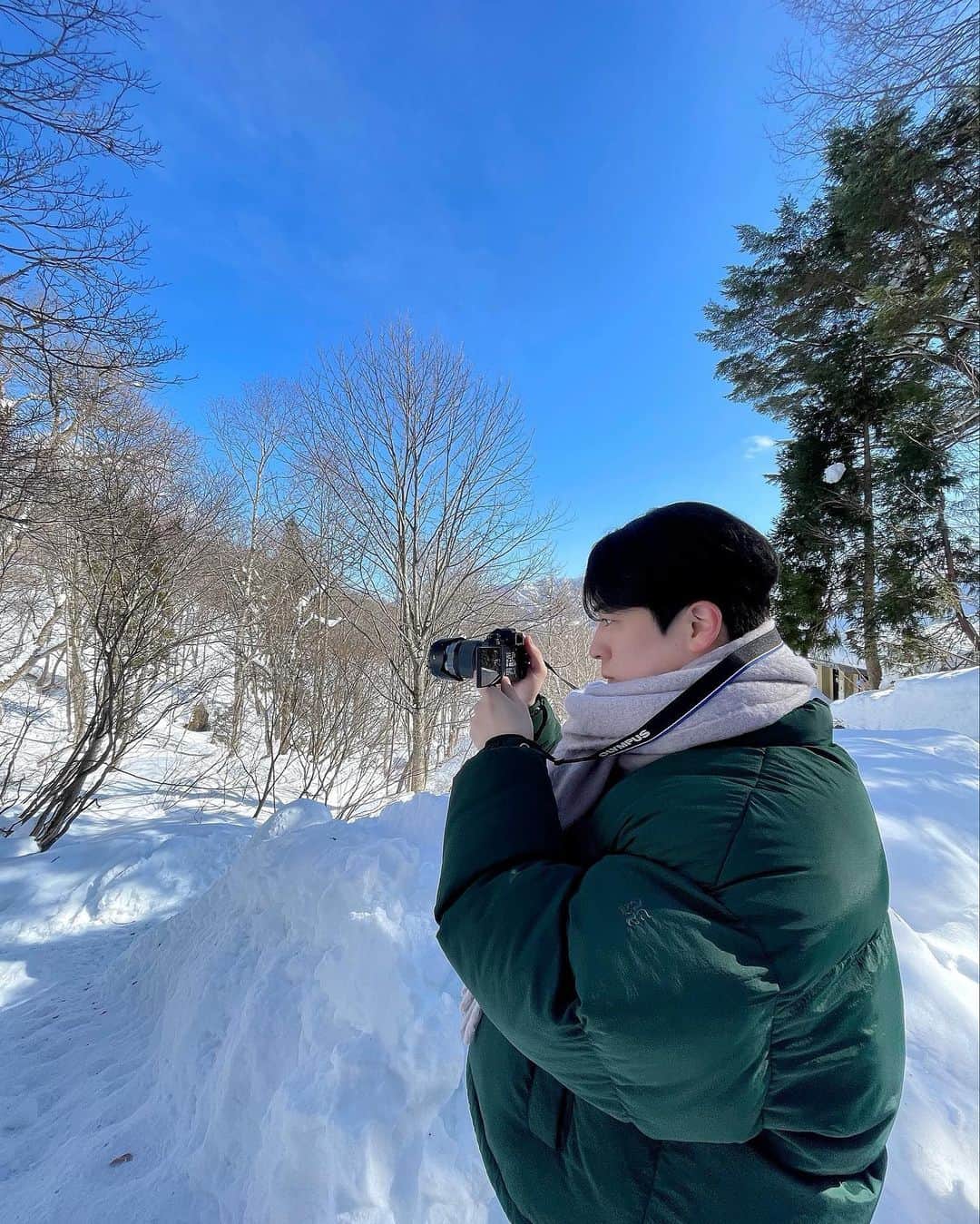 のインスタグラム：「初奥社⛩☃️ #戸隠神社  #パワーもらった気がする」