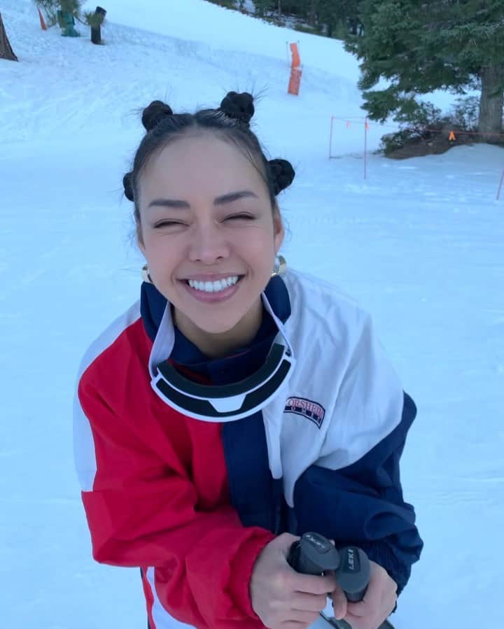 マアサ・イシハラのインスタグラム：「Happy girl in snow⛄️❄️」