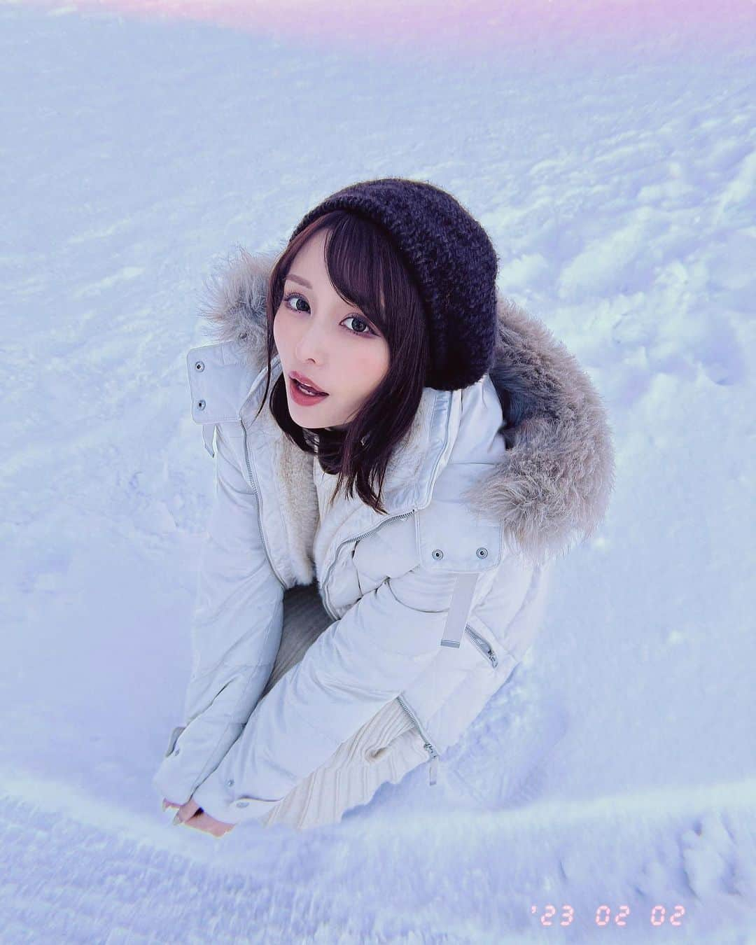 伊藤舞雪のインスタグラム：「雪と舞雪⛄️」