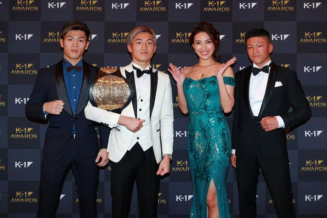 青山めぐのインスタグラム：「K-1 AWARDS 2022 関西の最強軍団🥊🔥  出会った時は中学生だった斗麗と大夢も、もう20歳🍷  #k1 #k1awards2022 #斗麗(とうま) #黒田斗真 #大夢(だいな) #wizardkickboxinggym #k1ジム心斎橋チームレパード」