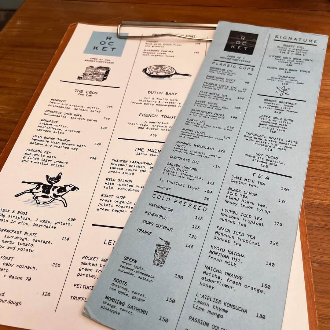 佐藤颯人さんのインスタグラム写真 - (佐藤颯人Instagram)「タイ、バンコクで行った「Rocket Coffeebar」☕️  店内はとても綺麗でオシャレで メニューも沢山✨ フード食べれなかったのでまた行ってリベンジしたい😁」2月2日 21時13分 - hyt.0601