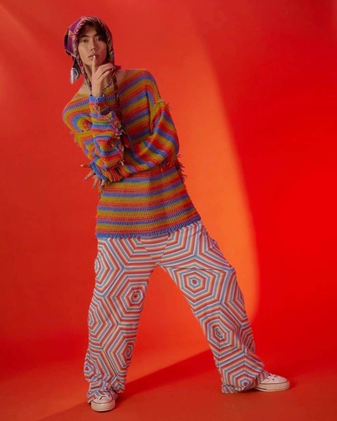 樋口晃平のインスタグラム：「2月3日は  「バブルガムの日」🌈  今日も頑張ろうね☺︎  #NYLON」