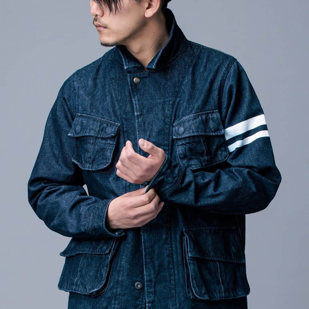 momotarojeansのインスタグラム：「. Jungle Fatigue Denim Jacket  #momotarojeans」