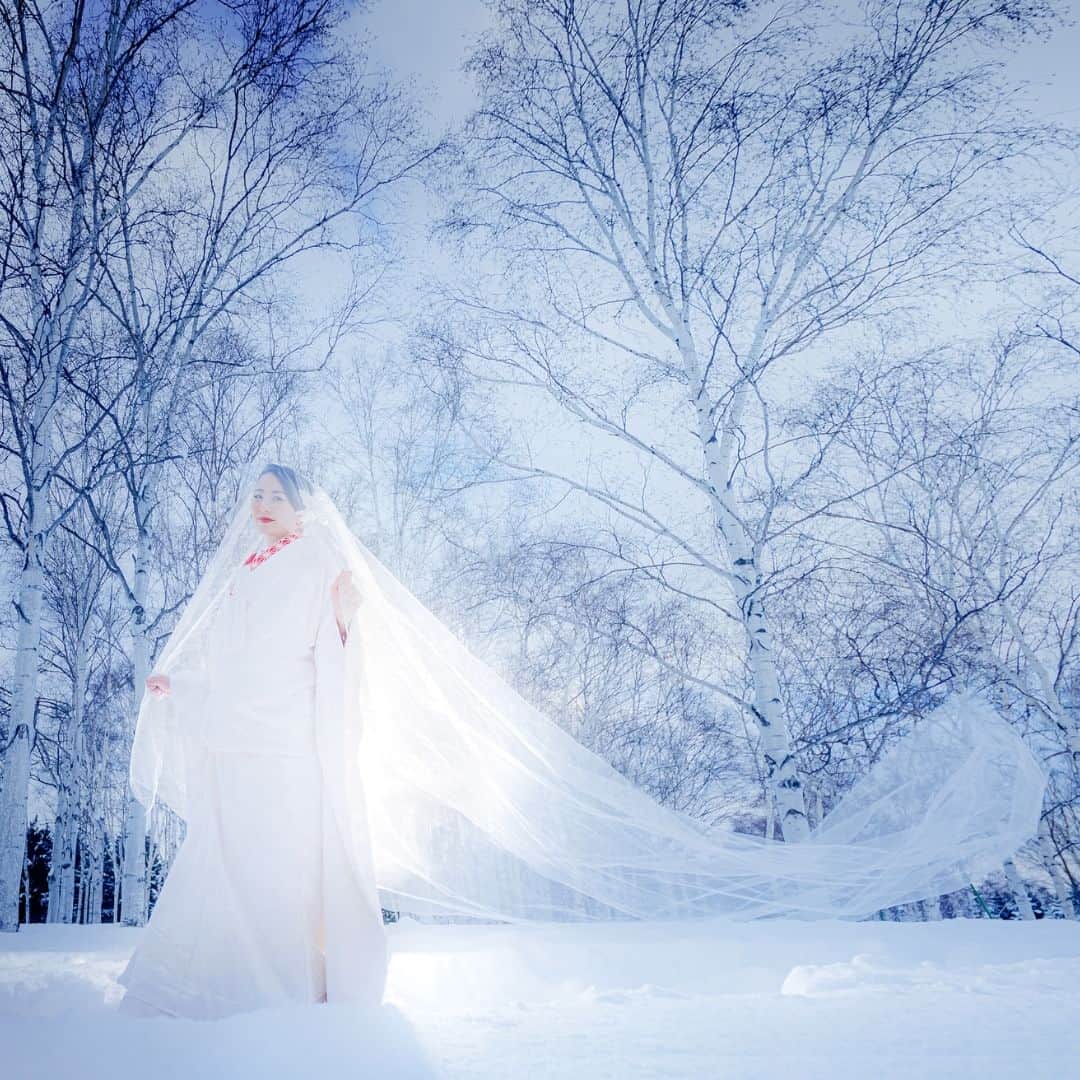 トラッシュ ザ ドレス ウェディング！のインスタグラム：「冬の北海道でフォトウェディングを撮影するなら、真っ白な雪景色の中での撮影がおすすめです。  ＼札幌・小樽の撮影プランご用意しています／ 📢お問い合わせはセレブレーショントリップオンラインのホームページからお待ちしています。 https://celebration-trip.online/ ┈┈┈┈┈┈┈┈┈┈┈┈ #セレブレーショントリップオンライン #ウェディングオンライン #フォトウェディング #北海道ウェディングフォト #北海道前撮り #札幌フォトウェディング #hokkaido #sapporo #weddingphotography #photowedding #preweddingphoto #hokkaidowedding #hokkaidoweddingphoto #japanwedding #japanweddingphoto #snow」