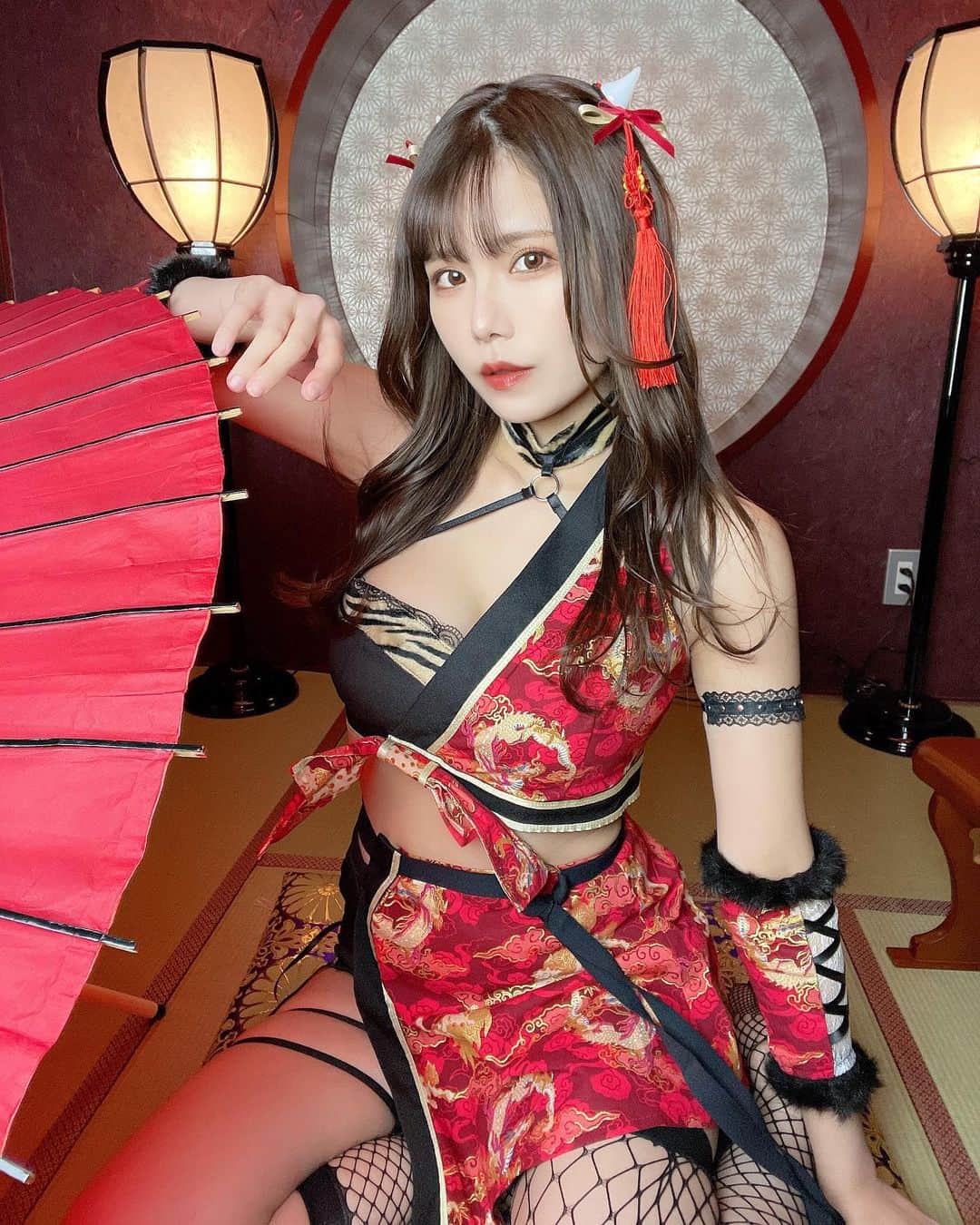 プラネットオシリスのインスタグラム：「. 海鮮の恵方巻き食べたいです . . #鬼コスプレ#マリームーン#コスプ#malymoon#cosplay#cosplayer#japanesegirl」