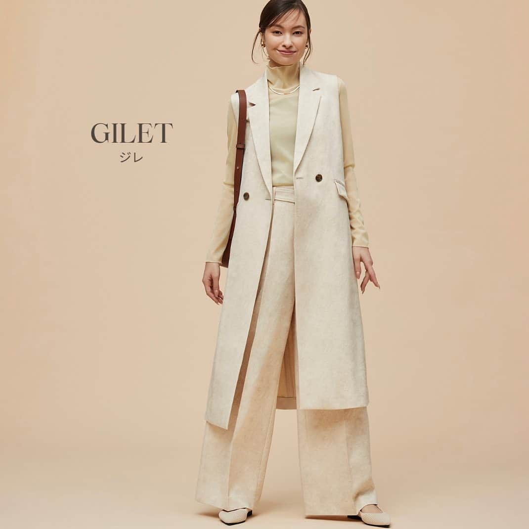 PLST（プラステ）さんのインスタグラム写真 - (PLST（プラステ）Instagram)「"GILET" -2023 SPRING SEASON BOOK- この春、トレンド継続中のジレは”ロング＆フレアシルエット”が人気✨ 同素材のパンツと合わせた、おしゃれでクリーンなセットアップスタイルがおすすめです♪  🏷ワッシャーツイルロングジレ ¥17,000（tax in）→10%OFF！※2/26まで 🏷ワッシャーツイルベルテッドワイドパンツ ¥11,000（tax in）10%OFF！※2/26まで 🏷シアータートルネックTシャツ ¥5,990（tax in） 🏷メタルドロップイヤリング ¥2,990（tax in） 🏷キャンバスコンビ2WAYミニバッグ ¥8,990（tax in） 🏷スネイクチェーンセットネックレス ¥2,990（tax in） 🏷リサイクルニットエアリースリングバックシューズ ¥9,990（tax in） ※2月上旬販売予定  #PLST #プラステ #プラステコーデ #PLSTコーデ #トレンドアイテム #トレンド  #きれいめカジュアル #23SS」2月3日 19時59分 - plst_official