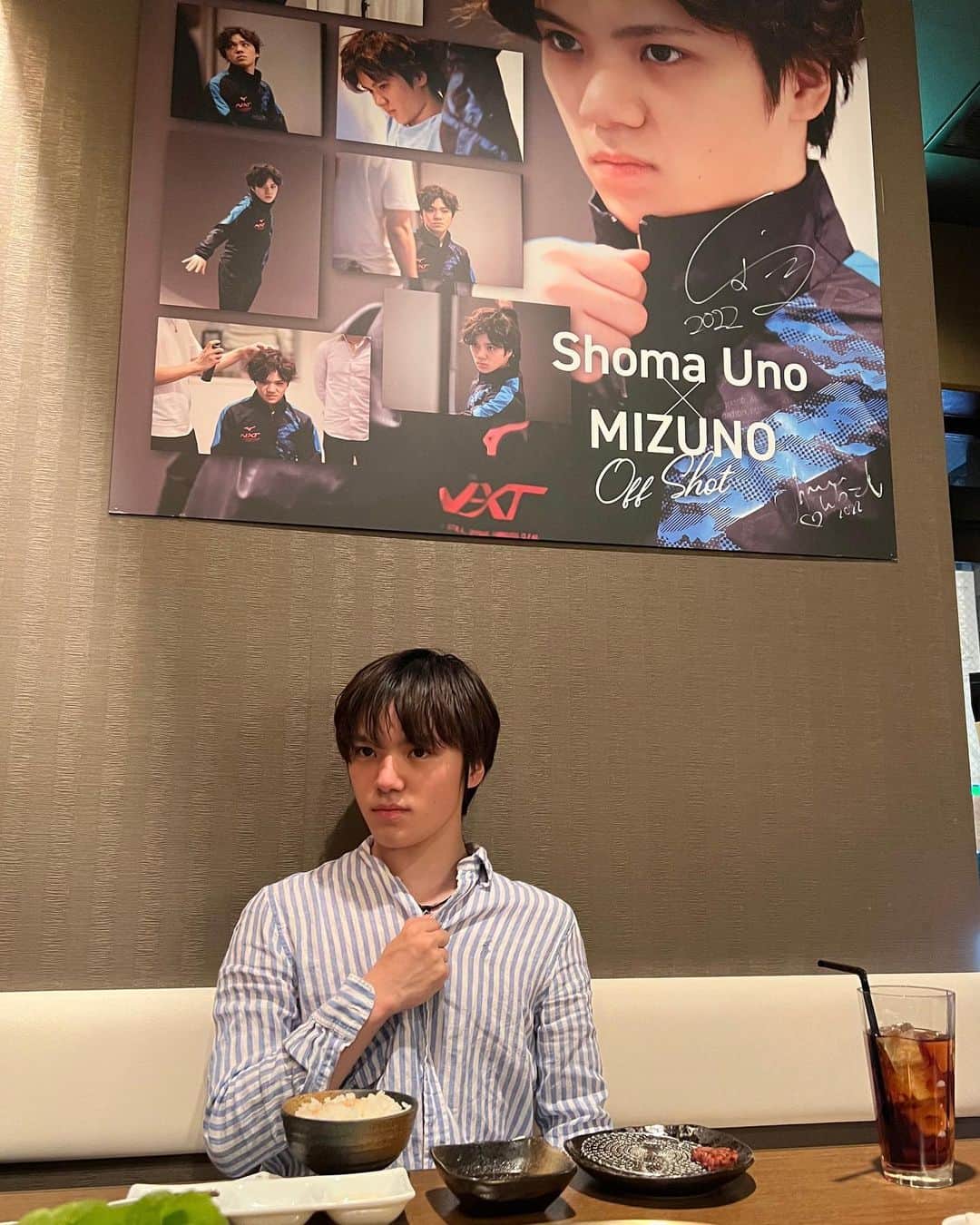 宇野昌磨のインスタグラム：「焼肉龍音」