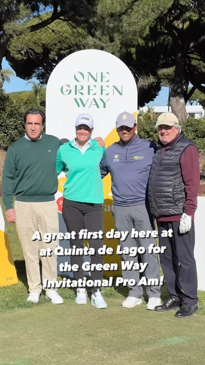 スーザン・ペターセンのインスタグラム：「Had a first great day here at the @onegreenway_ . @mcampbellgolf」