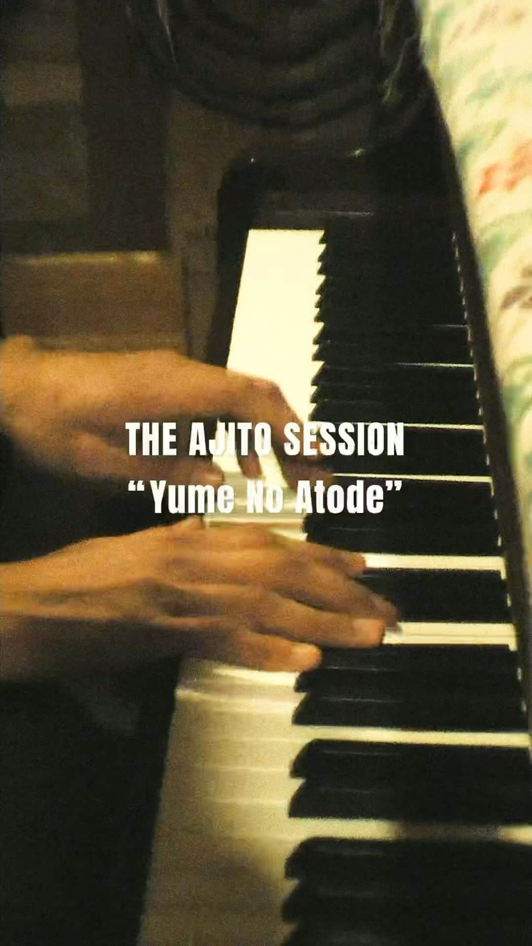 永瀬匡のインスタグラム：「THE AJITO SESSION  “Yume No Atode” Prod.by @earlysaisoku   🎹: @takeru_pianista  📹: @amemiya_hideki  📝: @hitome.jp   #協創 #diy #studio #vocal #vocalist #piano #pianist #movie #dirctor #yumenoatode #疲れたあなたへ #the #empty #orchestra」