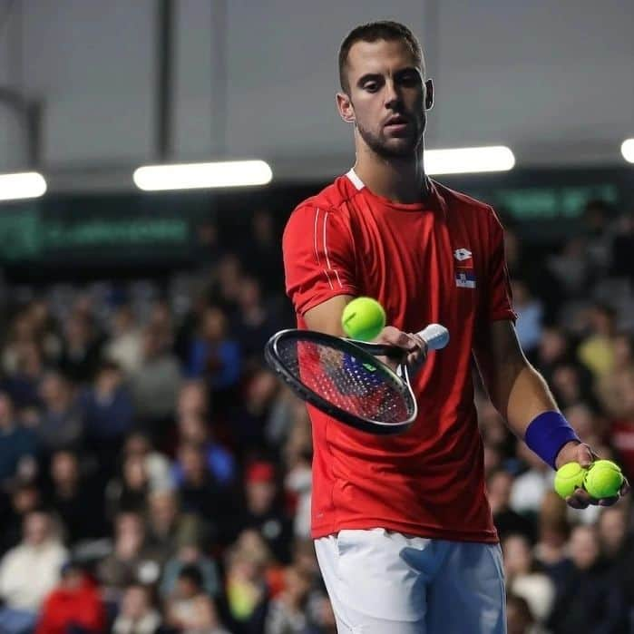 ラスロ・ジェレさんのインスタグラム写真 - (ラスロ・ジェレInstagram)「Very happy that at the end I got the win and secured another point for the team.🙏🏻💪🏻 Wouldn't be possible without the support of these guys.🙏🏻 @krajinovic_filip @cacko90 @miomirk @hamadmedjedovic」2月4日 9時27分 - lacidj_95