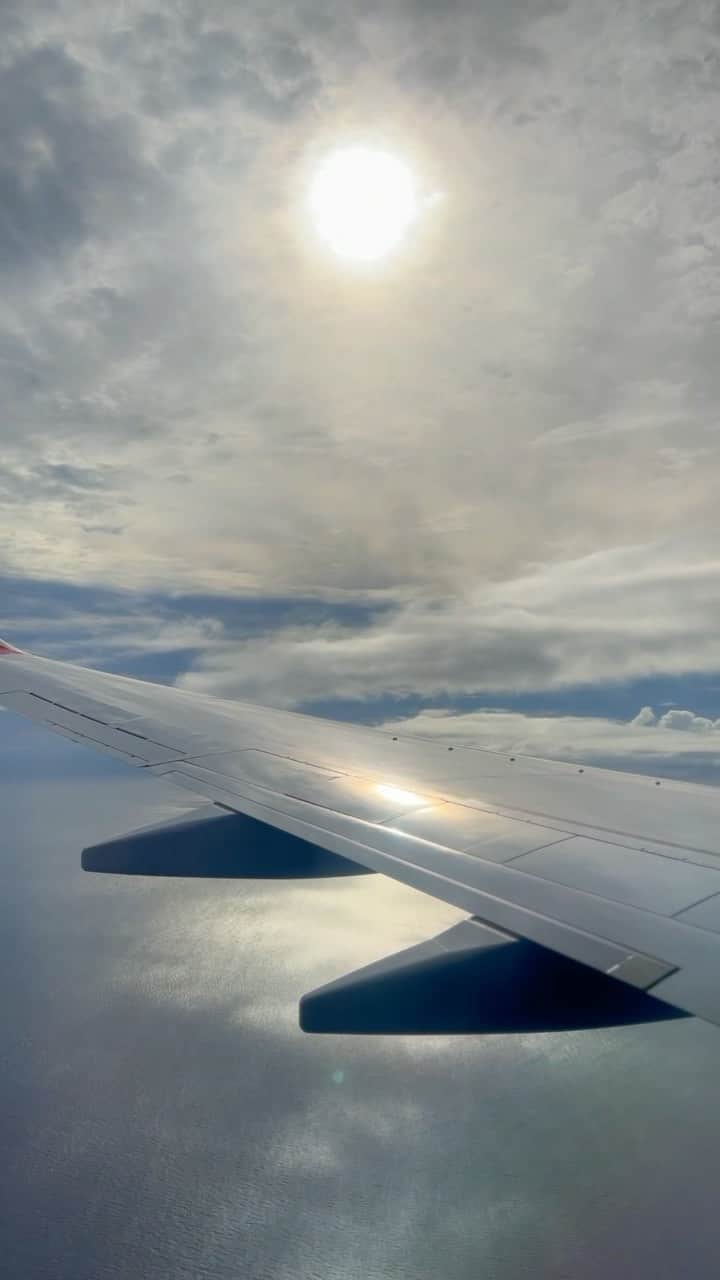 立花亜野芽のインスタグラム：「My favorite view ✈️🤍」