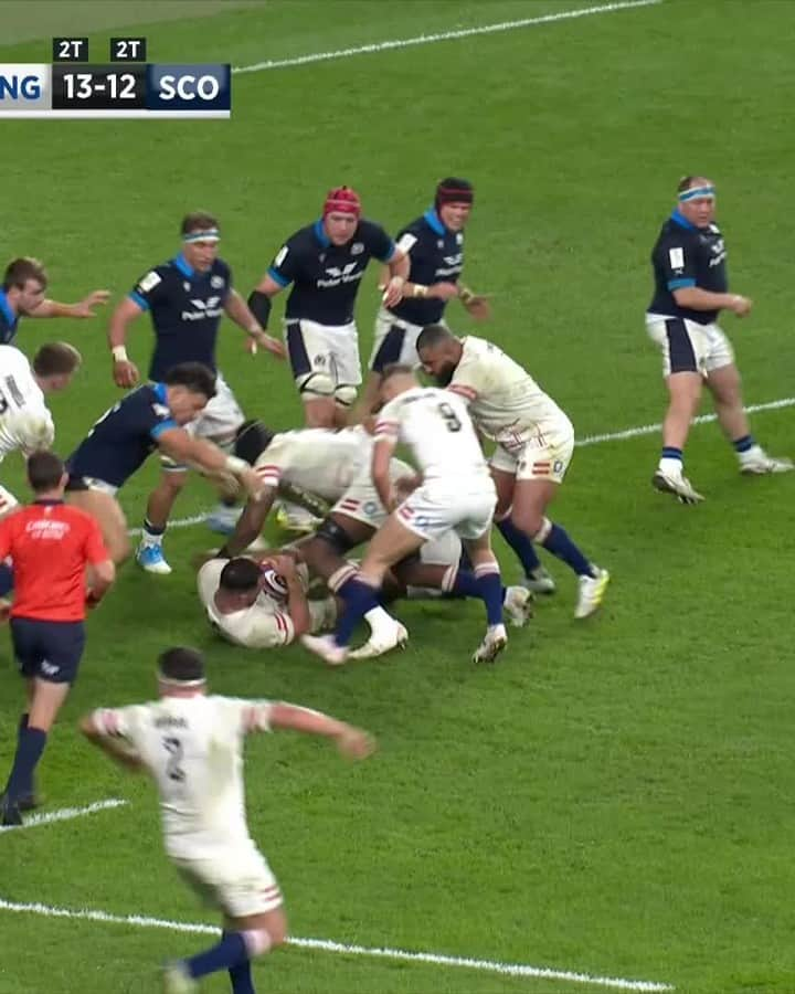 ラグビーイングランド代表のインスタグラム：「𝗩𝗶𝗻𝘁𝗮𝗴𝗲 𝗚𝗲𝗻𝗴𝗲😮‍💨  #ENGvSCO | ITV Rugby」