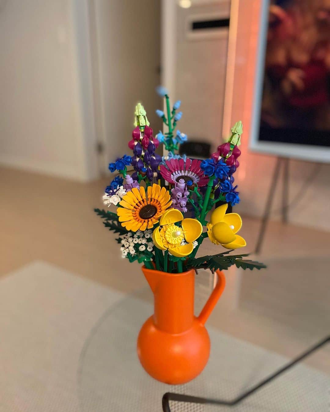 ハン・ボルムのインスタグラム：「#레고꽃」