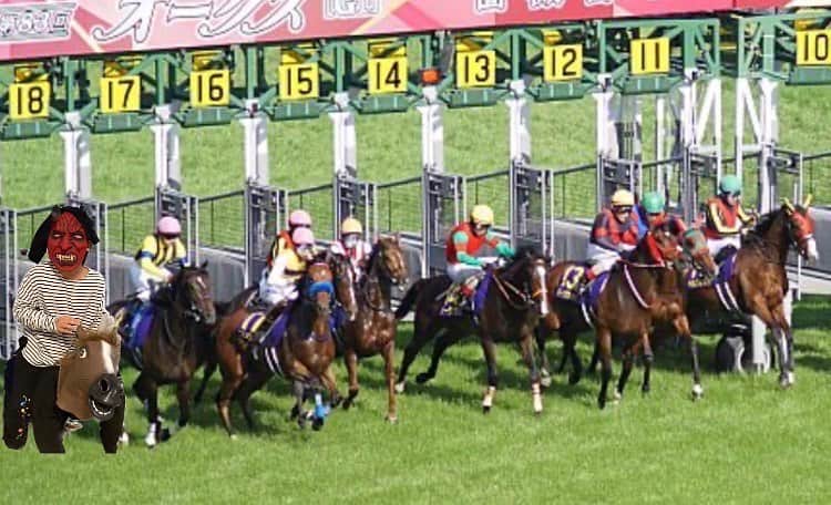中野耕史のインスタグラム：「長男も加工してた🐴 3番人気らしい👹 #1日遅れの豆まき」