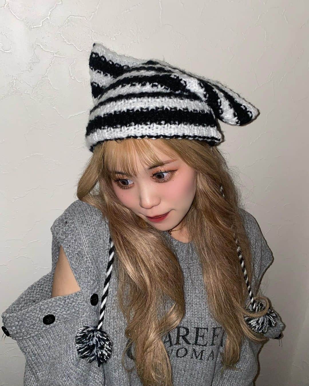 あいなんのインスタグラム：「つの可愛い？？？？🤍」