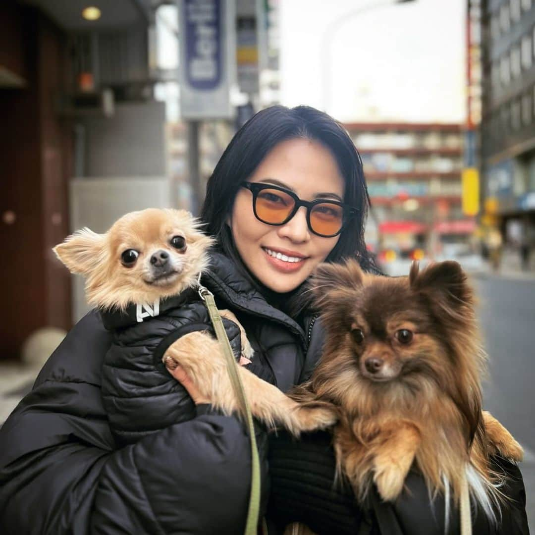 今井夏帆さんのインスタグラム写真 - (今井夏帆Instagram)「🐶😎🐶」2月5日 14時48分 - babysantokyo