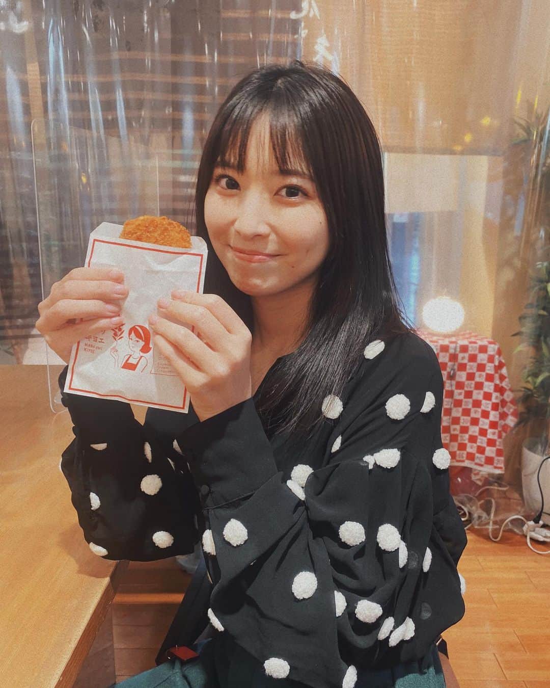 のインスタグラム：「いつかの食べ歩き🤭」