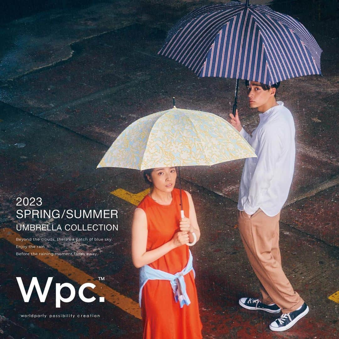 濱尾ノリタカのインスタグラム：「Wpc. @wpc_official 2023 SPRING/SUMMER COLLECTION #wpc #wpc傘 #wpcumbrella」