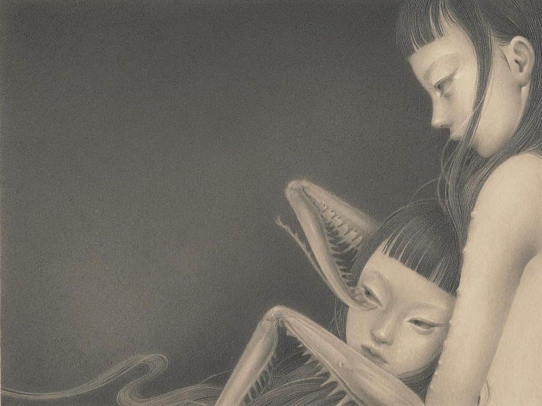 おざぶのインスタグラム：「あなたもわたしのもの(2022) 4.3" x 3.3"」
