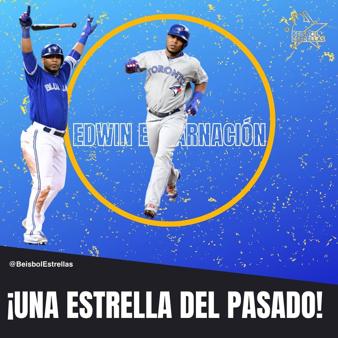 エドウィン・エンカーナシオンのインスタグラム：「#MLB: ¡Una “estrella del pasado” Edwin Encarnación 🇩🇴 la “cotorra”. !   Edwin Encarnación @encadwin, uno de los bateadores dominicanos de más poder en la historia de las Grandes Ligas, un jugador que en su momento fue uno de los más productivos. Principalmente en sus años con el conjunto de los Azulejos de Toronto.   - Debutó el día 24 de junio de 2005. (Cincinnati).   - 1960 Juegos  - 7040 Turnos al bate - .260 Promedio de bateo  - .350 Su OBP - .496 Su SLG - .846 Su OPS  - 1,832 Imparables - 370 Dobletes - 10 Triples - 424 Jonrones  - 1,261 Empujadas - 903 Bases por bolas  - 1099 Carreras anotadas   - Jugador más valioso de los Azulejos, 2012 y 2013 - 3 Juegos de estrellas, 2013, 2014 y 2016 - 3ro en la Liga Americana en HR en 2016, con 42  #Baseball #EdwinEncarnacion #BeisbolEstrellas」