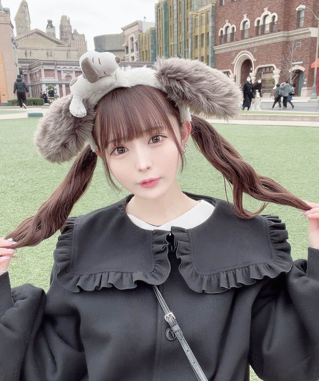 恋星はるかさんのインスタグラム写真 - (恋星はるかInstagram)「はるちゃんさん初ユニバでした♡ スヌーピーした🐶 . #ユニバ #ユニバーサルスタジオジャパン #ユニバカチューシャ #ユニバコーデ」2月6日 16時50分 - haru_nonfic