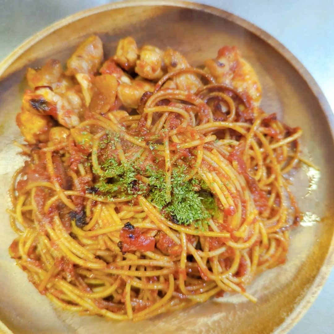 蛇足のインスタグラム：「【川村飯店】暗殺者のやつ作ってみたよ。おこげの量が難し」
