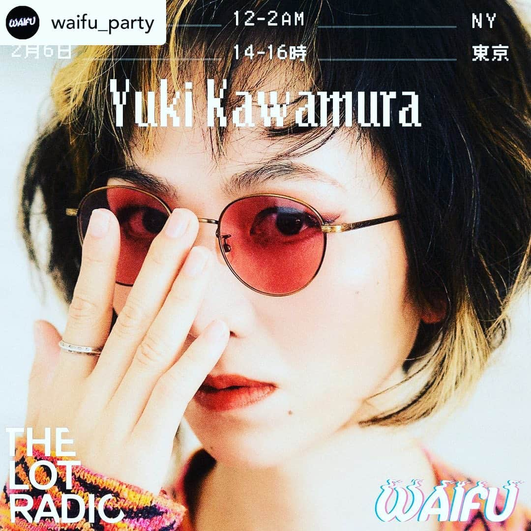 川村由紀さんのインスタグラム写真 - (川村由紀Instagram)「Curated by WAIFU, my latest chill-out DJ mix will be O.A. on @thelotradio in Brooklyn, NY. 🇺🇸🗽  WAIFUのキュレーションで #ニューヨーク #ブルックリン #TheLotRadio にて、最新チルアウトDJミックスがO.A🗽  📸 ＆ Edited by #SakikoOsawa  Location：@oiran_shibuya  Posted • @waifu_party 今月のWAIFU x @thelotradio 、明日2月6（月）14時～16時配信です！是非ご覧ください！  ゲストは去年のWAIFUを大いに盛り上げてくれたYuki Kawamuraさんです！ DJミックスの映像もお見逃しなく！配信後にThe Lot RadioのSoundCloudにアーカイブされるので是非チェックしてください☑️  We are welcoming Yuki Kawamura this month. Based in Tokyo, Yuki is active globally and so far has appeared at Love Parade Mexico, Amnesia in Ibiza, Batofar in Paris and many more. A longstanding figure of the Tokyo underground house scene, Yuki founded DJ bar  OIRAN in Shibuya and label "OIRAN MUSIC" 12 years ago and her multiple talents have landed her regular shows on FM radio and column writing gigs in major publications. She also produces her own music and recently penned 3 songs for the hit videogame Cyberpunk 2077 as "Namakopuri & Us Cracks". She released her first single as Yuki Kawamura "Chakra (Music For Snails_Project)" in April 2021.  #カワムラユキ #yukikawamura #OIRANMUSIC #渋谷花魁 #shibuyaOIRAN #newyork #brooklyn #バレアリック #balearic #チルアウト #chillout  Track List.  R.I.P. Sunset - Yuki Kawamura PLUMERIA - A-SHA（Mai Yamane） By This River - Portmanteau I'm Not In Love - Kelsey Lu J'ai Reve-I Had A Dream - Daude MIracles - Jose Padilla THE SADNESS OF THINGS - Ken Morioka Description of a Fool (GA's Acoustic Mix) - A Tribe Called Quest＆Groove Armada Wildside - Marky Mark and the Funky Bunch Around The World - Kazuhiko Kato Pfad des Windes - Wolf Müller Hard Life - Sault What Is Love？ - Deee-Lite Deep Desire ft. DORIAN - Tavito Nanao Believe That - Guitermental - Ft. Kosen (From The Beatmoss) - DJ SOULJAH En Melody - Serge Gainsbourg Wait and See (CGS) - The Honeymoon Killers Jack Talking - Dave Stewart & The Spiritual Cowboys Midnight Pretenders - Tomoko Aran The Girl Is Mine - Michael Jackson When I'm With You - Marter By Your Side - The 1975 Dawn - Sakiko Osawa Let's Dream Together (Part 4) - The New Age Orchestra & Kenneth Bager」2月6日 23時07分 - yukikawamura821