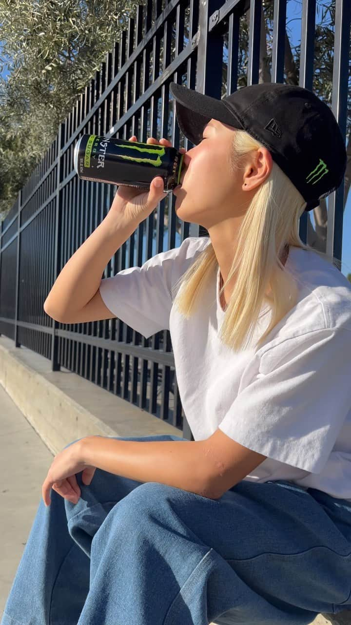 西村碧莉のインスタグラム：「💚 @monsterenergy 💚」