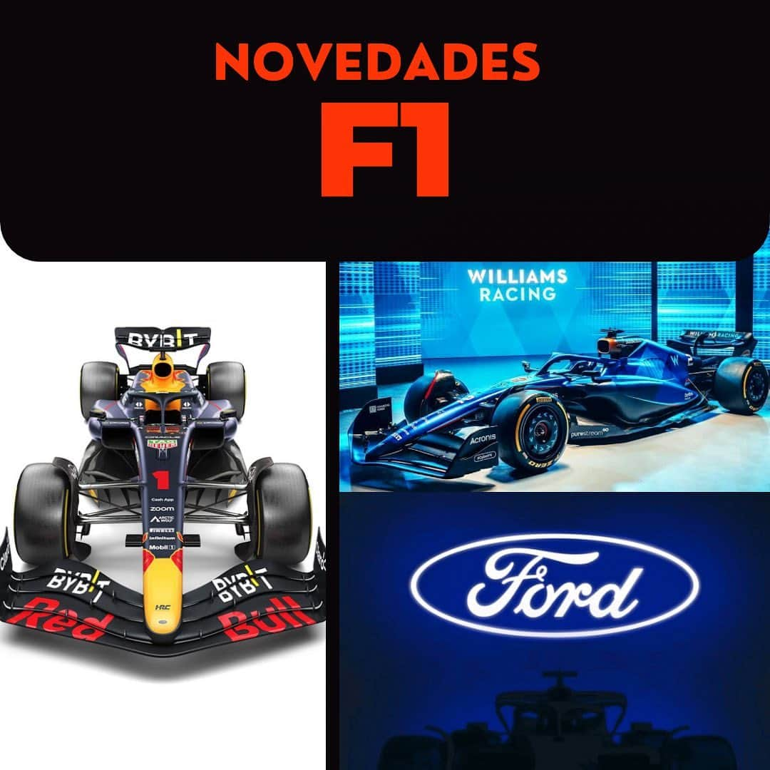 パストール・マルドナドのインスタグラム：「@redbullracing presenta su arma 2023 junto a la gran noticia. Se unirán con la histórica marca @ford como sus proveedores de motores a partir de la temporada 2026. tendrán tiempo para desarrollar!   @williamsracing también presenta su nuevo monoplaza con nuevos patrocinantes. Les deseo que puedan mejorar y estar luchando por los puntos esta temporada. 💪  #f1 #racing #cars #presentation #2023 #team #equipos #motorsport #motivation」