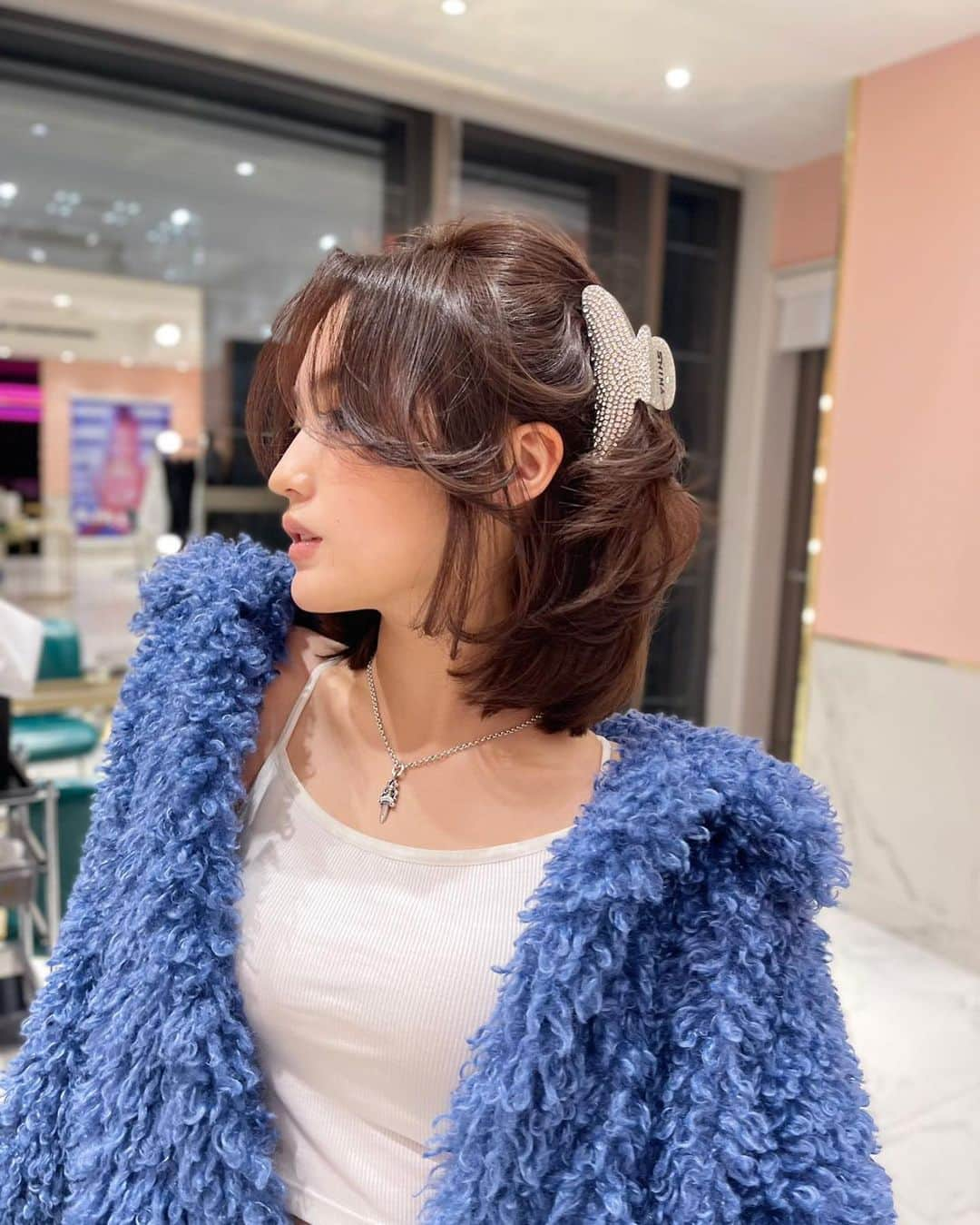 椎名美羽さんのインスタグラム写真 - (椎名美羽Instagram)「今月も天才ななさん😻😻  ヘアクリップ激かわすぎた」2月7日 17時59分 - miu.miu.singer