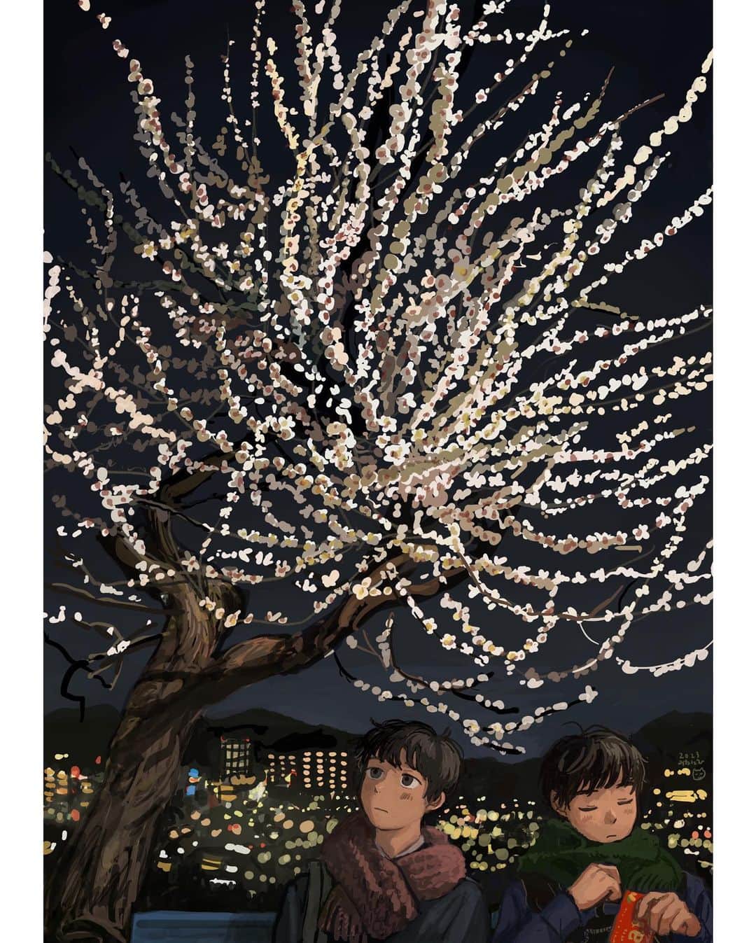 みなはむさんのインスタグラム写真 - (みなはむInstagram)「2月のカレンダーです。  ネットプリントに登録しました。セブン‐イレブンでプリントしてください。予約番号27861262、A3 カラー:100円、2023/02/14迄  ⭐︎今回は、1月カレンダーの絵も再度登録しました。1月の番号は【65645013】です。 どちらもサイズが大きいので、好きな大きさに変更して印刷してください。 ※日本国内のサービスです。申し訳ありません！  #illustration #drawing #digitalart #art #february #calendar #ipad #procreate」2月7日 22時46分 - mi_na_ha_mu