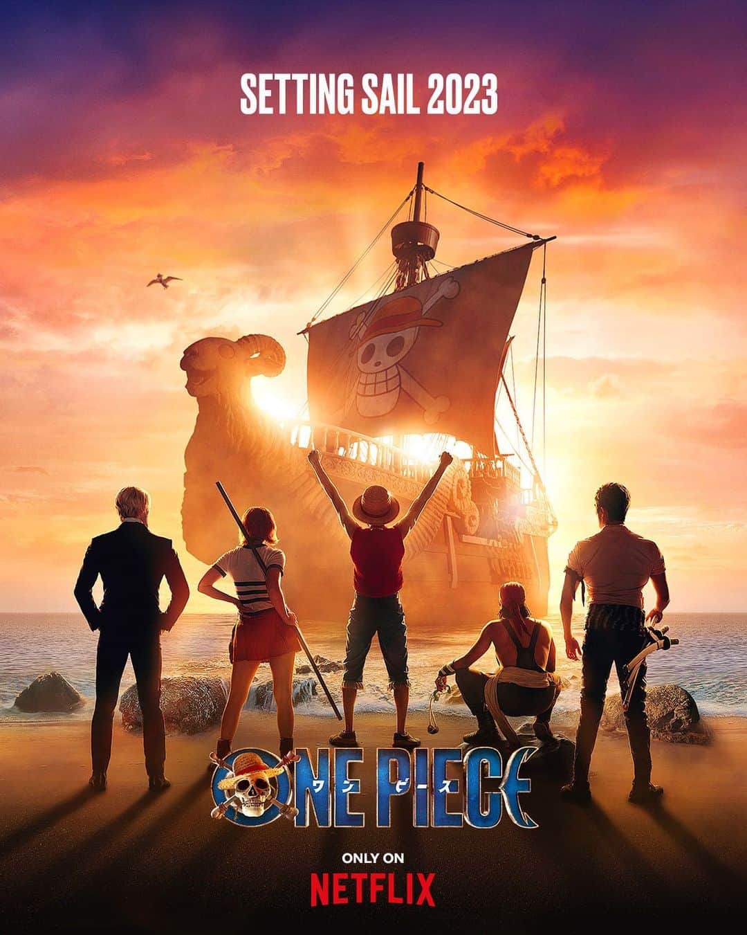 エミリー・ラッドのインスタグラム：「come aboard and bring along all your hopes and dreams — ONE PIECE sets sail in 2023 🧡」