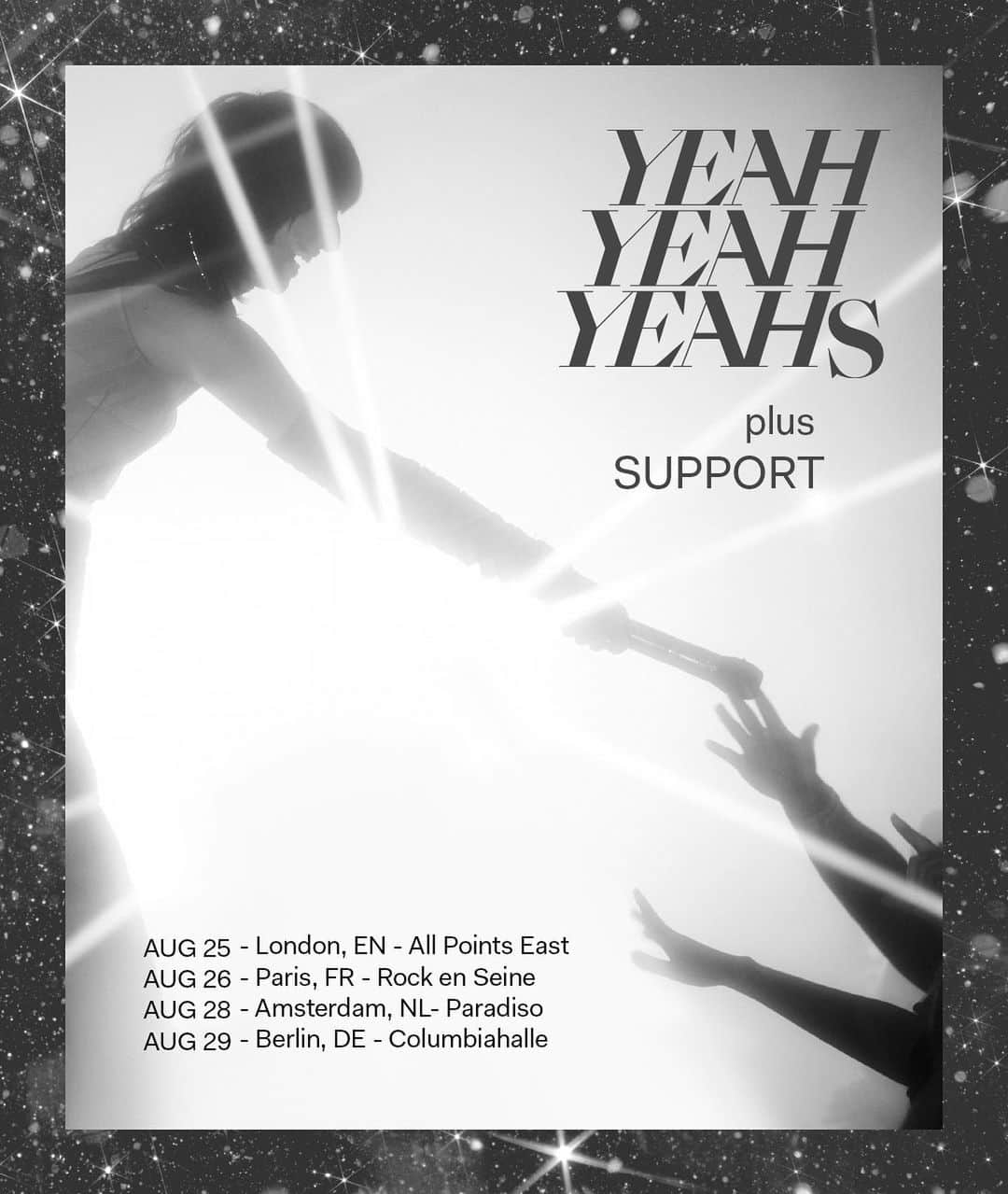 ヤー・ヤー・ヤーズさんのインスタグラム写真 - (ヤー・ヤー・ヤーズInstagram)「Thunder lights the road! YYYs headline shows for spring + summer in the US and EU featuring support from loves @perfumegenius and  @thefaint!Visit yeahyeahyeahs.com for further info plus festival dates. We’ll be announcing some more dates soon! 💖⚡️💖⚡️💖  Pre-sale tickets are available Wednesday, February 8th, 2023 at 8am PST  Use Password:  COOLKIDZ23 General on-sale Friday, February 10th, 2023 at 10am local」2月8日 1時28分 - yeahyeahyeahs