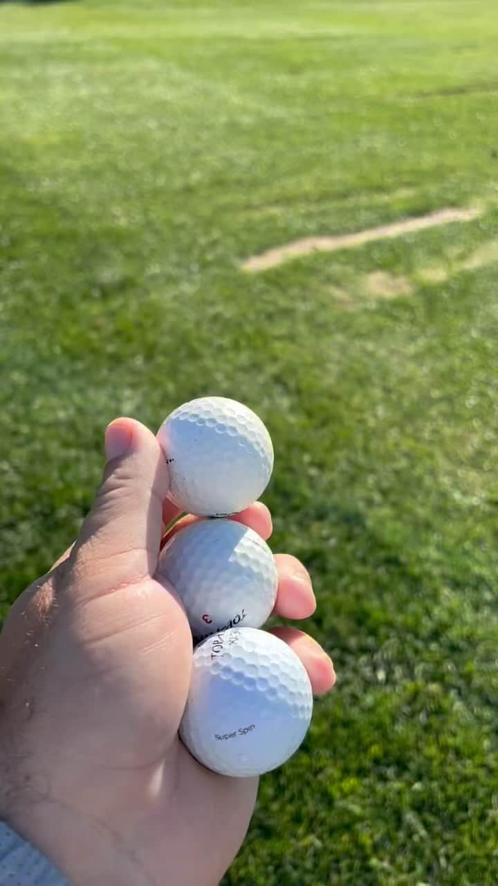 アンナ・ノルドクビストのインスタグラム：「@andypatnougolf deliver some solid options today during our lesson… as spoiled as we get on tour hitting Pro V1’s regular rangeballs doesnt keep one from getting good work in. At least they dont feel as firm as they used to when I played them during the wintergolf rounds back at @torshallagk as a junior in the early 2000s 😝😉」