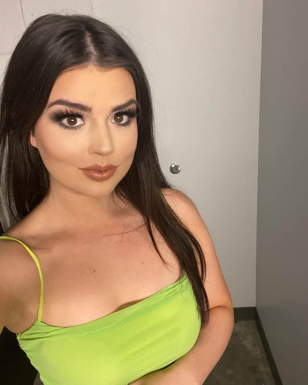 のインスタグラム：「💚」
