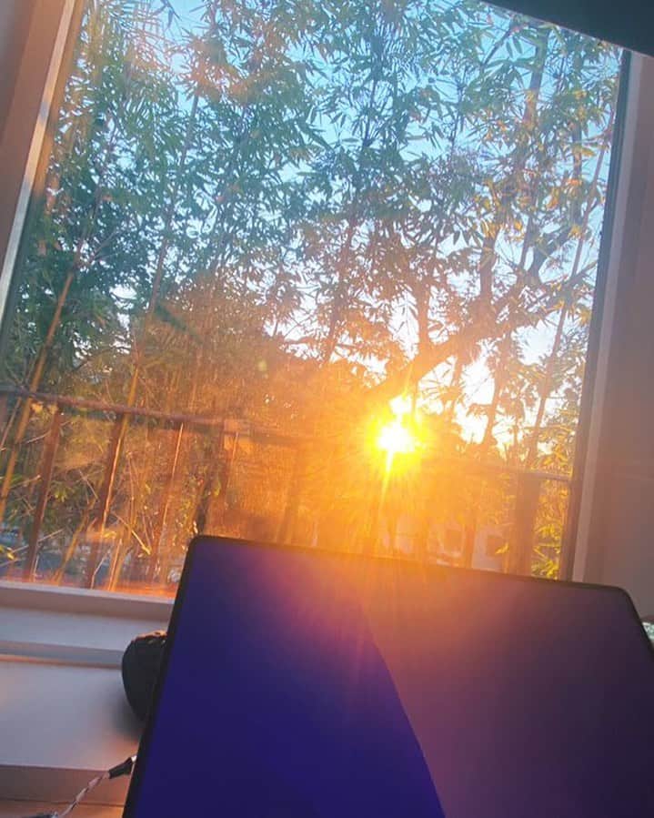 雅-MIYAVI-のインスタグラム：「Morning sunrise in California.   Thinking about Turkey and Syria. Big prayers to everyone out there. Please please stay safe.  🙏🏻」