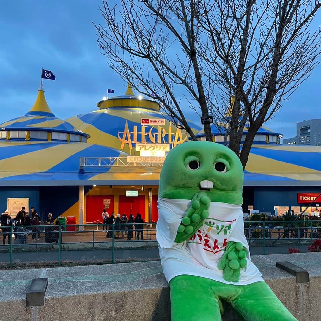 ガチャピンさんのインスタグラム写真 - (ガチャピンInstagram)「昨日はアレグリアにいったよ！ すごかった！ 観るより、出たい！  #アレグリア #シルクドソレイユ #cirquedusoleil」2月8日 9時43分 - gachapin_official