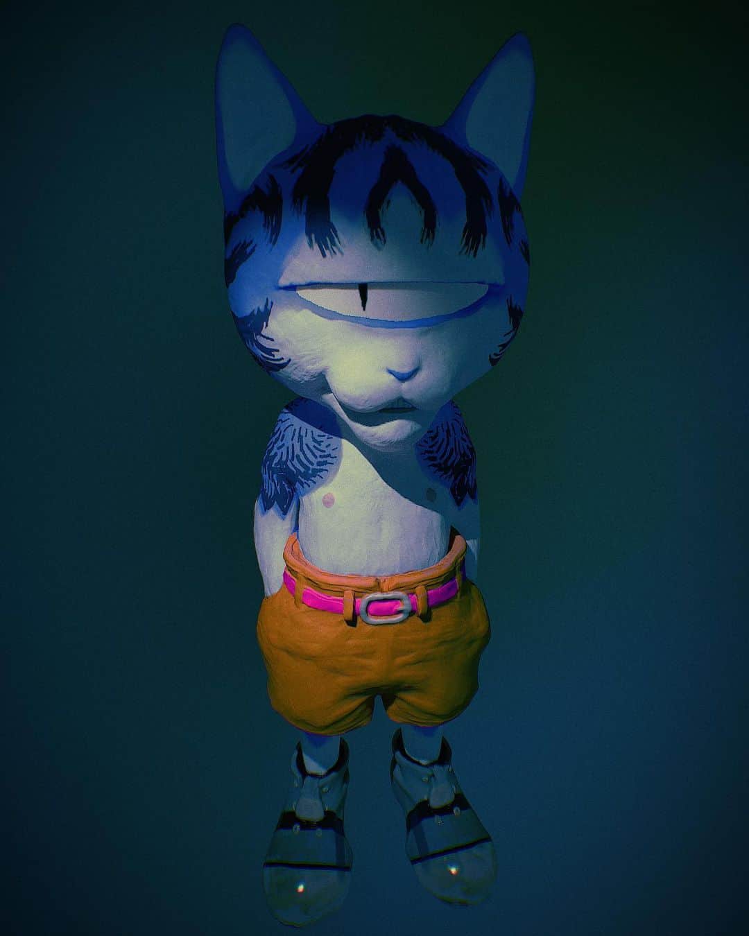 寺田克也のインスタグラム：「GARY THE CAT」
