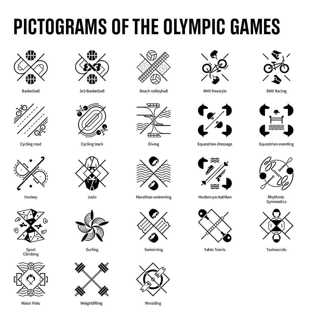 オリンピックさんのインスタグラム写真 - (オリンピックInstagram)「Paris 2024 unveil the official sport pictograms of the Games. 😍⁠ ⁠ The Olympic Pictograms contribute to the visual identity of every Games edition. @paris2024 are making history by introducing the 'badges of honour' concept. They embody the act of belonging to a sport, to values, to a community, to a family.⁠ ⁠ Hit the link in bio to read more. ⁠ ⁠ #olympicpictograms #pictograms」2月8日 22時40分 - olympics
