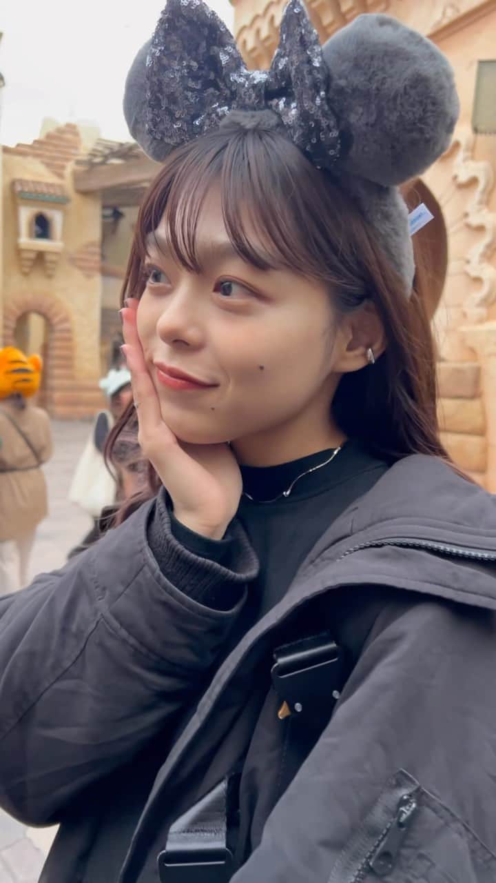 川田明日未のインスタグラム：「ディズニーシー行った時の🏰💕」