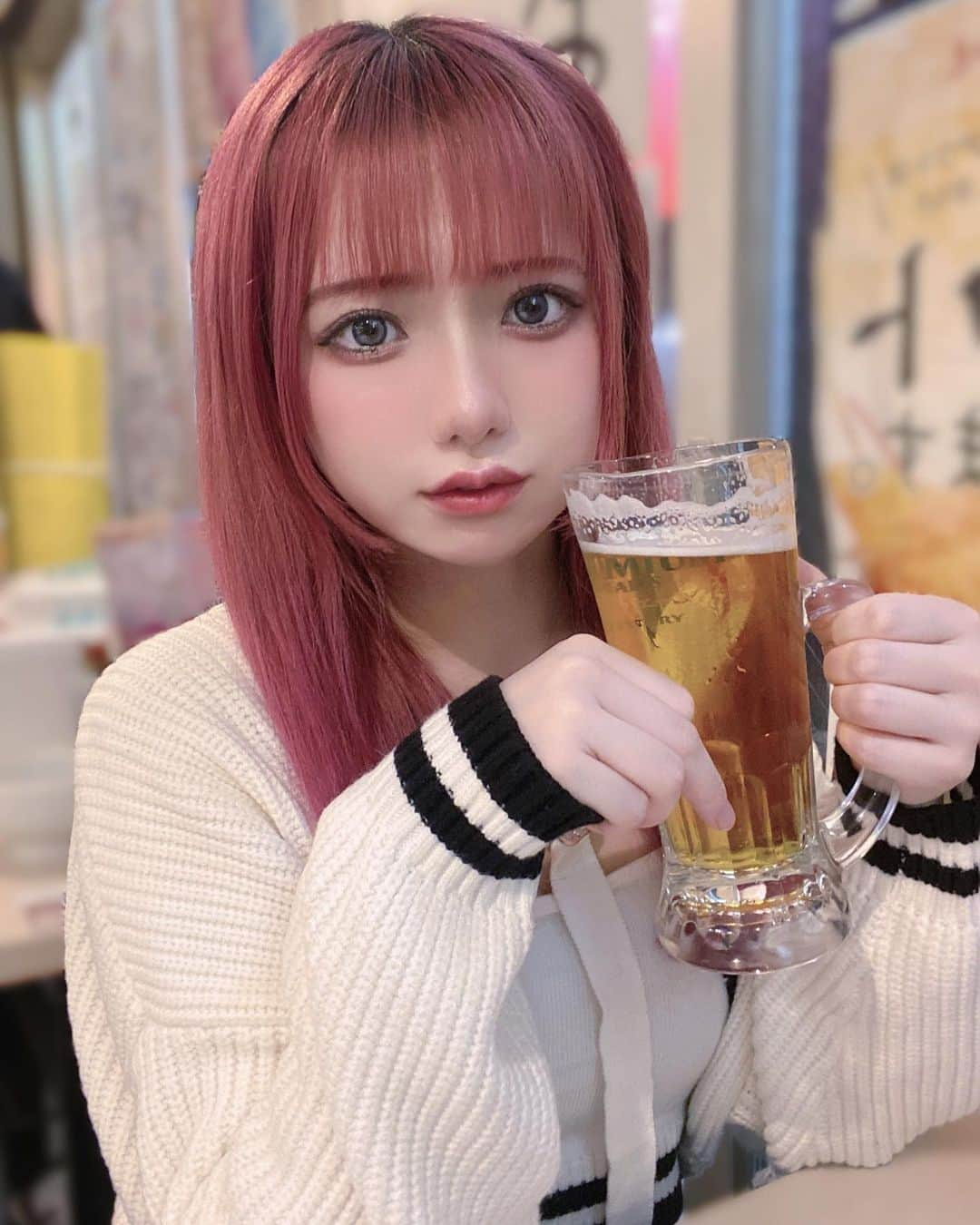 乃苺みくるさんのインスタグラム写真 - (乃苺みくるInstagram)「やっぱビールがいちばんすき」2月8日 19時41分 - mikurunoichigo