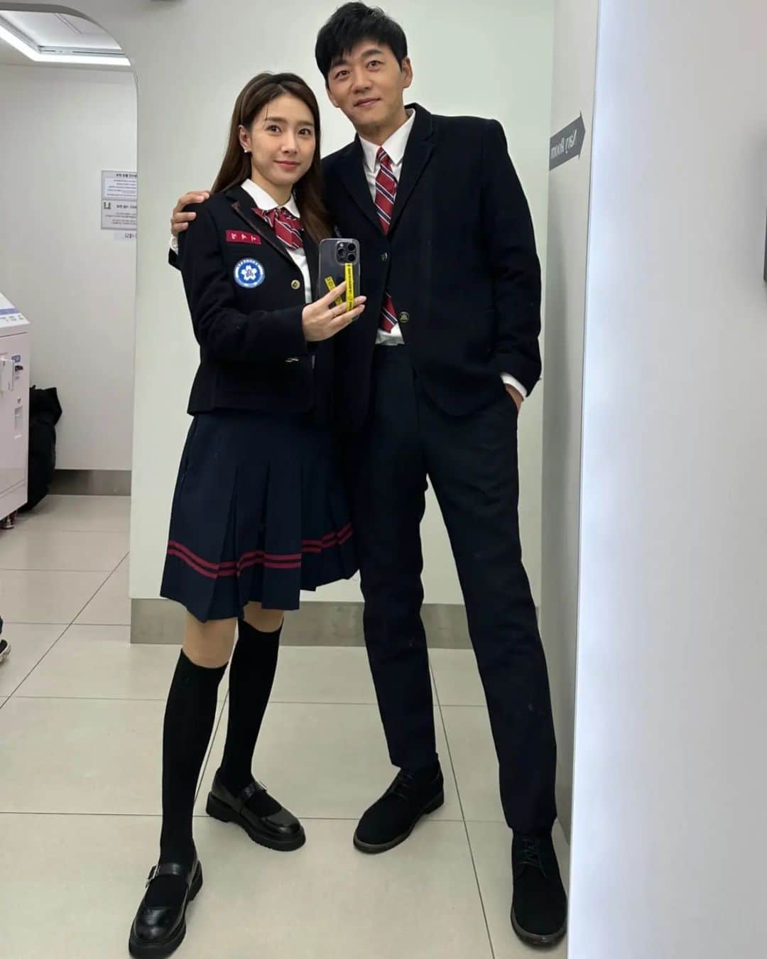 キム・スンスさんのインスタグラム写真 - (キム・スンスInstagram)「교복~^^; . . . . KBS2주말드라마 