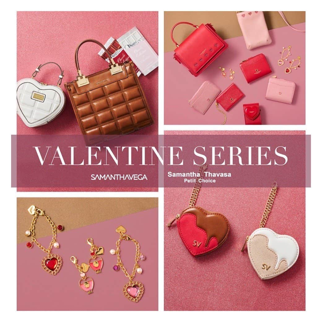 サマンサタバサさんのインスタグラム写真 - (サマンサタバサInstagram)「. .  Valentine Collection  バレンタインまであと6日！ お気に入りのアイテムでHappyなひと時を💕  チョコレートのようなフォルムが可愛い#サマンサベガ の バッグ、ハートをモチーフにした#サマンサタバサプチチョイス のアイテムがラインナップ❤︎ 女性らしいキュートなアイテムを バレンタインのちょっと特別な時間に🍫  #サマンサベガ #SAMANTHAVEGA #サマンサタバサプチチョイス #samanthathavasapetitchoice  #バレンタイン #バレンタインコレクション #valentine #ハート #ハートモチーフ #チョコレート #バッグ #bag #お財布 #スマホショルダー  #ポーチ #チャーム」2月8日 21時59分 - samantha.thavasa.info