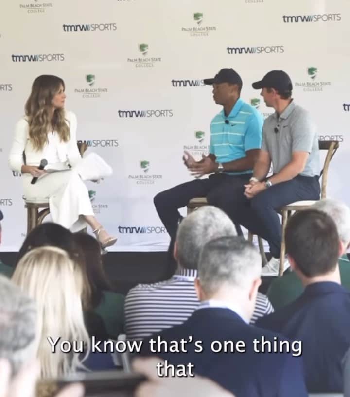 エリン・アンドリューズのインスタグラム：「🏌️⛳️ @tglgolfleague @tmrwsports @caa_sports @pgatour @tigerwoods @rorymcilroy」