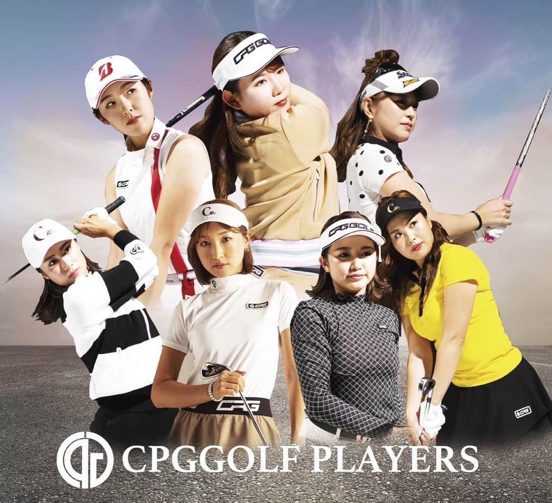 高木萌衣のインスタグラム：「CPGGOLFのホームページも 是非チェックしてください〜❤️🤍 (@cpggolf_official )  https://cpg-golf.com/player」